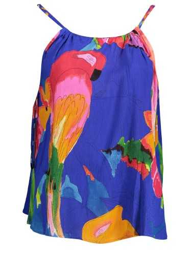 DESIGUAL CANOTTA DONNA BLU