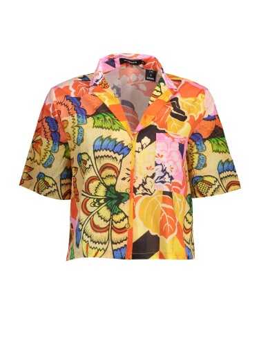 DESIGUAL SHORT SLEEVE SHIRT YELLOW WOMAN