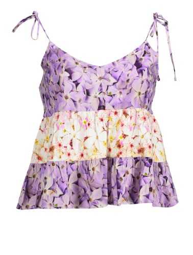 DESIGUAL TANK PURPLE WOMAN