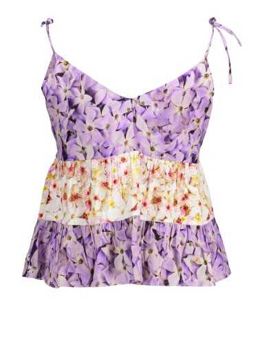 DESIGUAL TANK PURPLE WOMAN