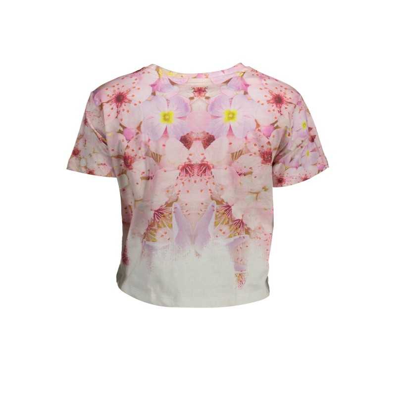 DESIGUAL WOMEN'S SHORT SLEEVE T-SHIRT PINK