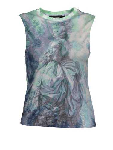 DESIGUAL TANK TOP WOMAN LIGHT BLUE