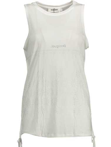 DESIGUAL TANK WHITE WOMAN