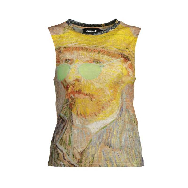 DESIGUAL CANOTTA DONNA GIALLO