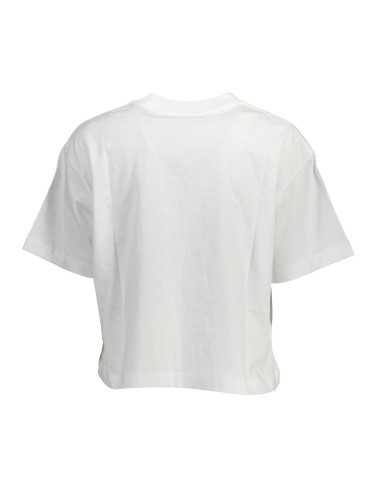 CALVIN KLEIN T-SHIRT MANICHE CORTE DONNA BIANCO