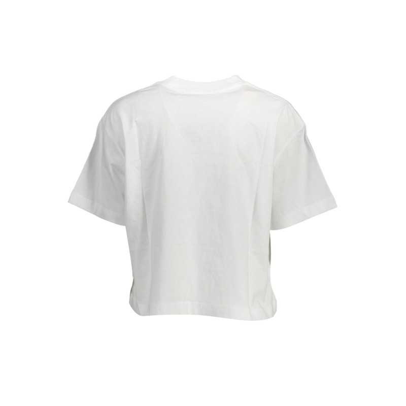 CALVIN KLEIN T-SHIRT MANICHE CORTE DONNA BIANCO