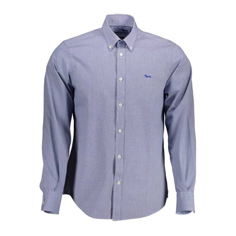 HARMONT & BLAINE MEN'S BLUE LONG SLEEVE SHIRT