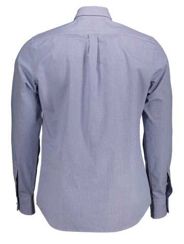 HARMONT & BLAINE MEN'S BLUE LONG SLEEVE SHIRT