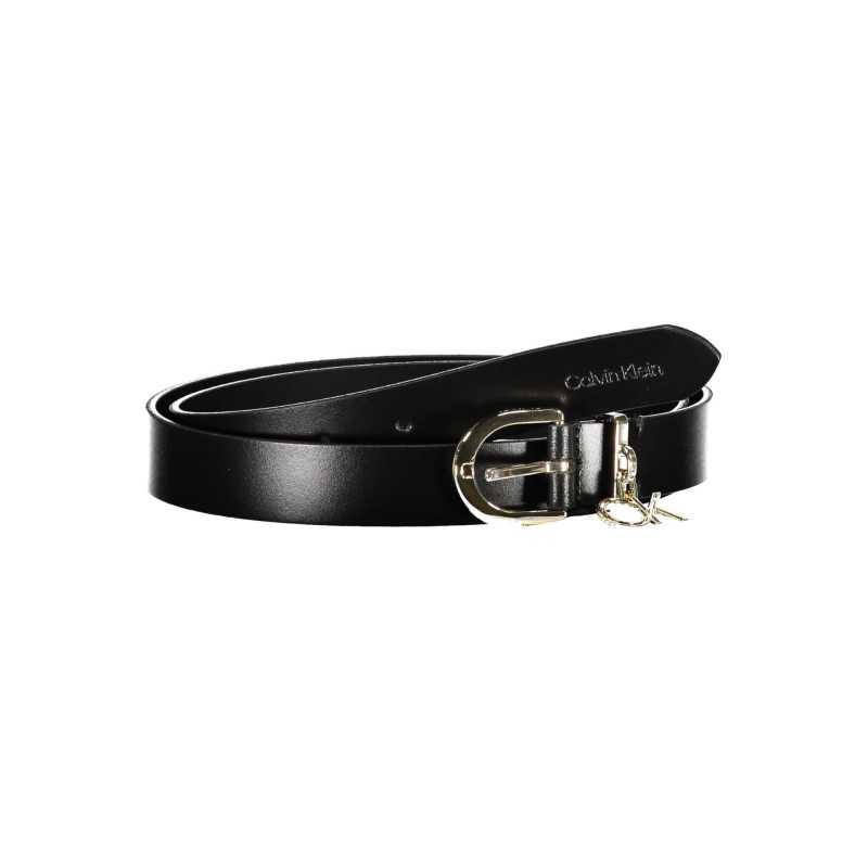 CALVIN KLEIN CINTURA IN PELLE DONNA NERO