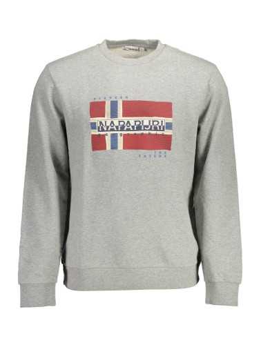 NAPAPIJRI SWEATSHIRT WITHOUT ZIP MAN GRAY