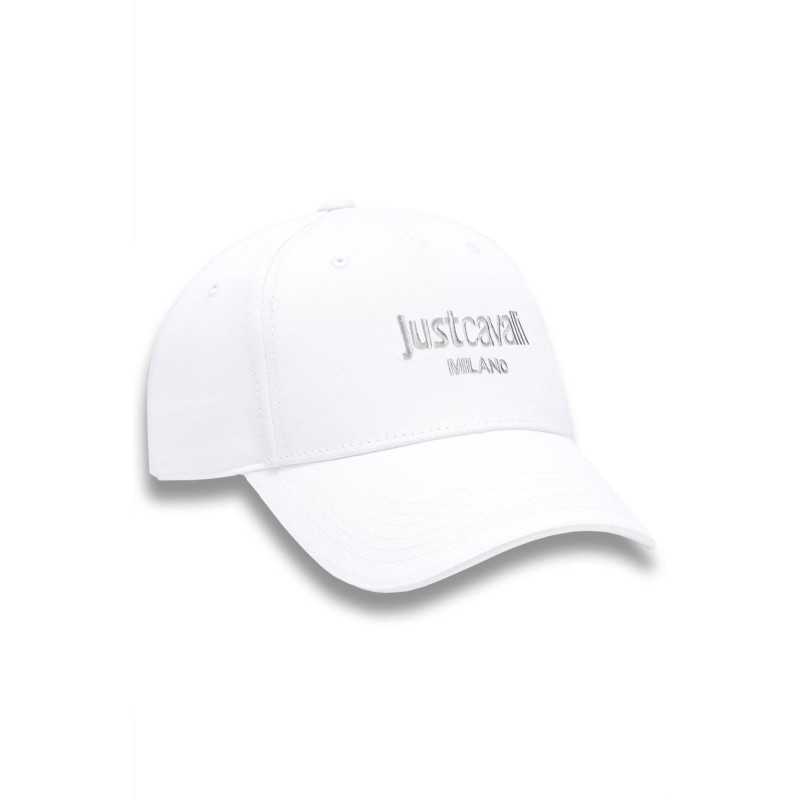 JUST CAVALLI CAPPELLO UOMO BIANCO