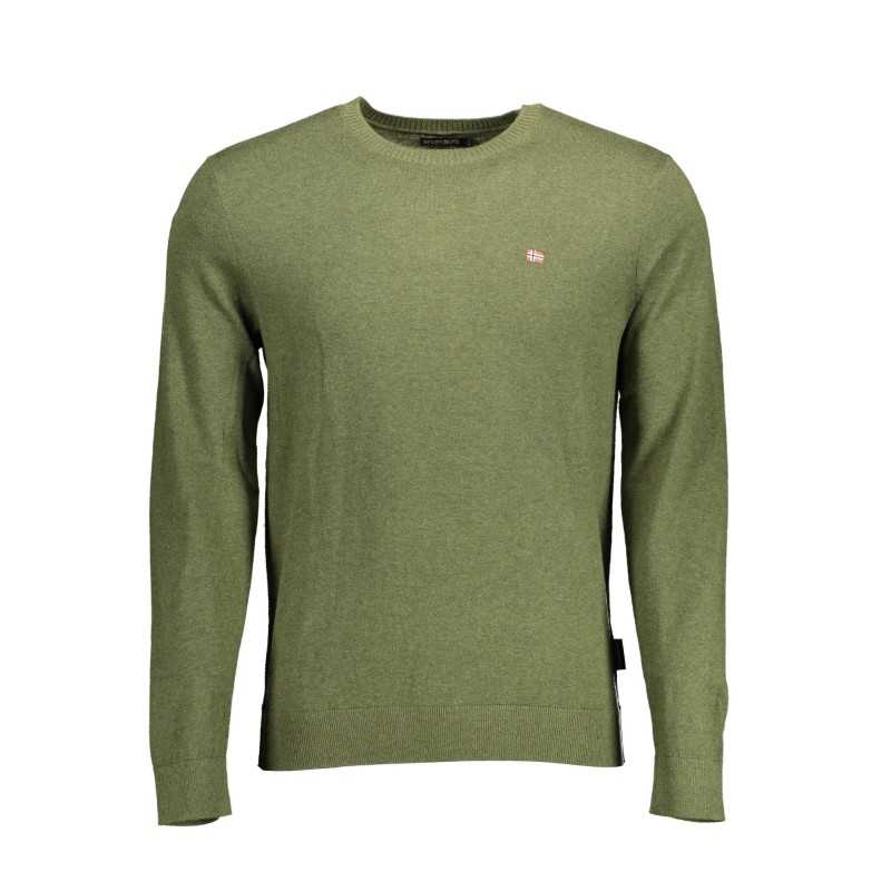 NAPAPIJRI MEN'S GREEN SWEATER