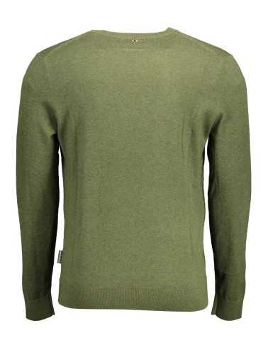 NAPAPIJRI MEN'S GREEN SWEATER