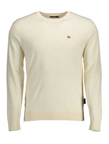 NAPAPIJRI BEIGE MEN'S SWEATER