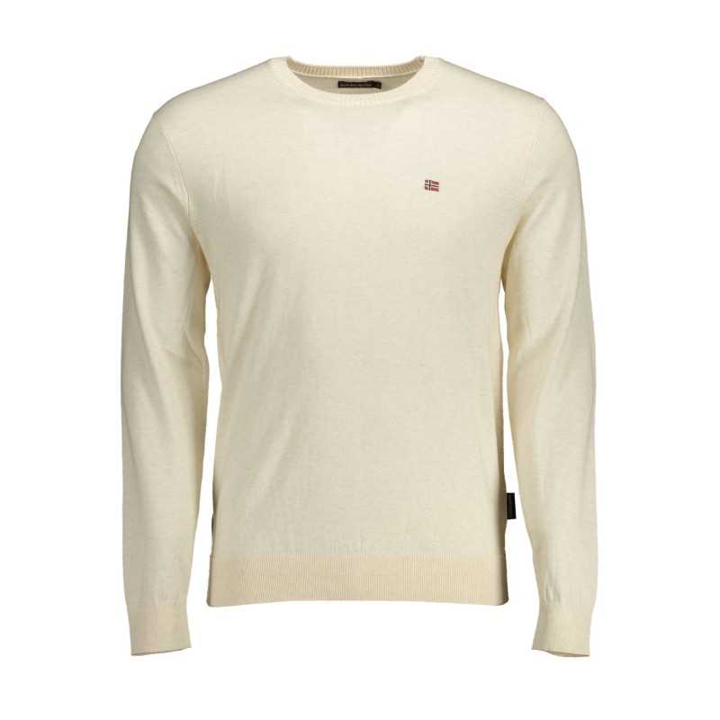 NAPAPIJRI BEIGE MEN'S SWEATER