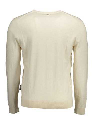 NAPAPIJRI BEIGE MEN'S SWEATER