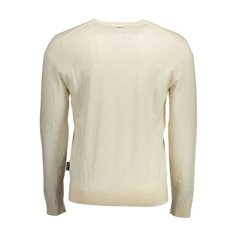 NAPAPIJRI BEIGE MEN'S SWEATER