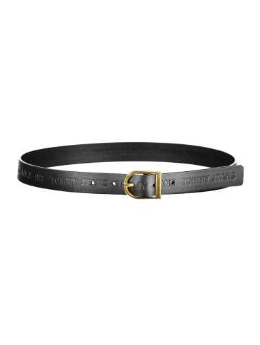 TOMMY HILFIGER BLACK WOMEN'S LEATHER BELT