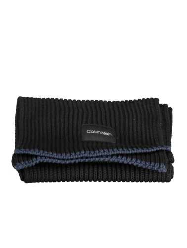 CALVIN KLEIN BLACK MEN'S SCARF