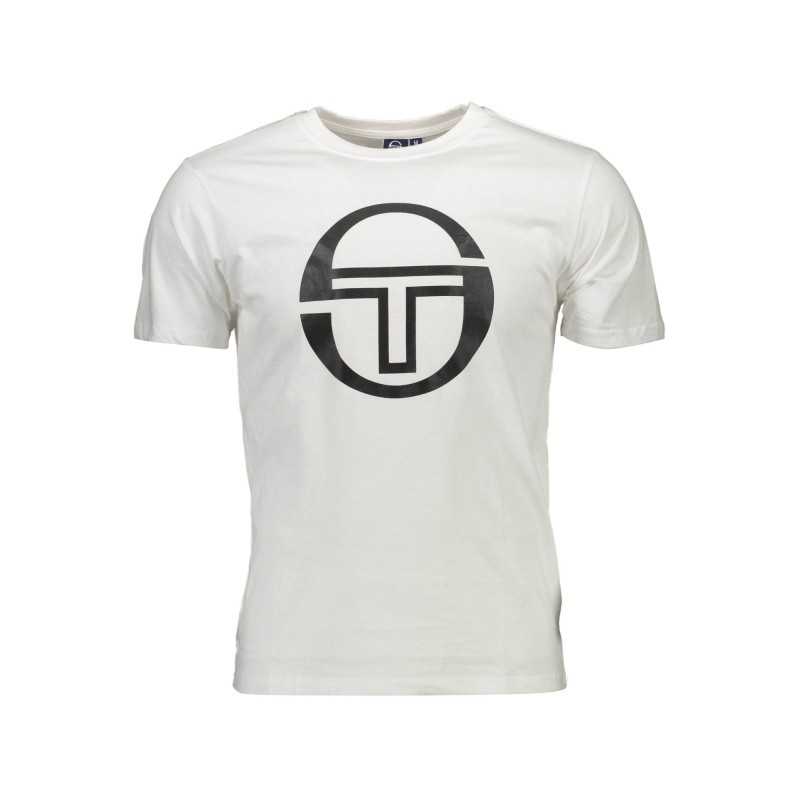 SERGIO TACCHINI WHITE MEN'S SHORT SLEEVE T-SHIRT