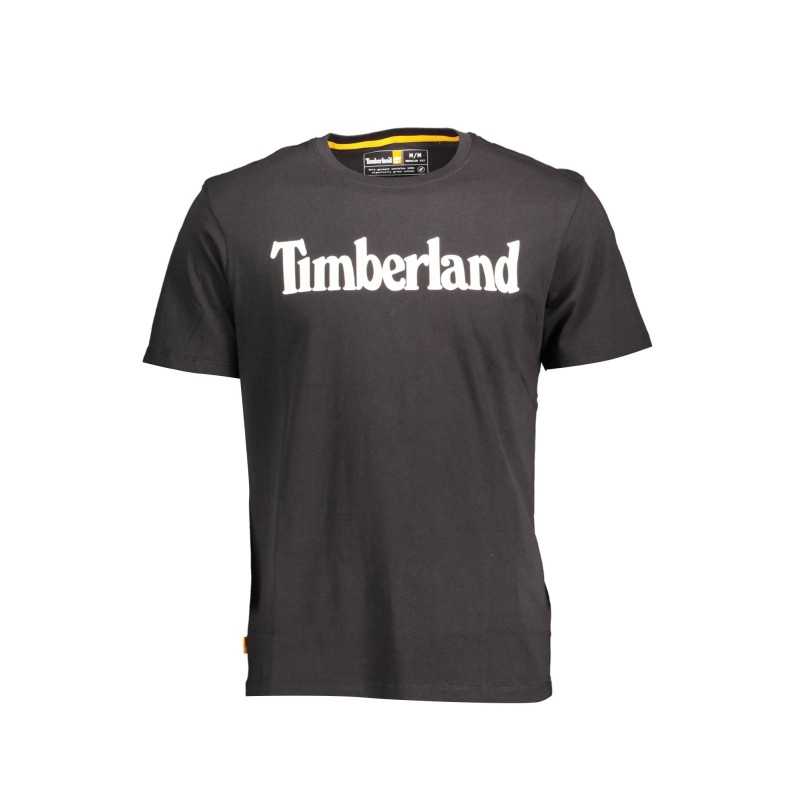 TIMBERLAND MEN'S SHORT SLEEVE T-SHIRT BLACK