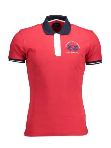 LA MARTINA POLO SHORT SLEEVE MAN RED