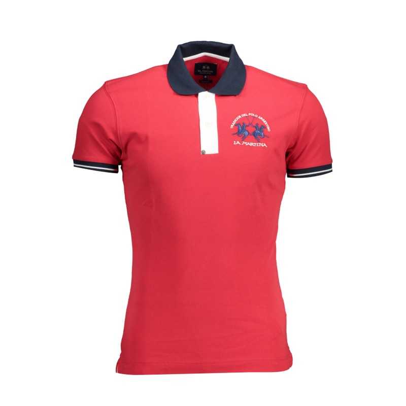 LA MARTINA POLO SHORT SLEEVE MAN RED