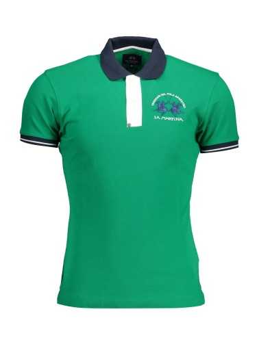 LA MARTINA POLO SHORT SLEEVE MAN GREEN