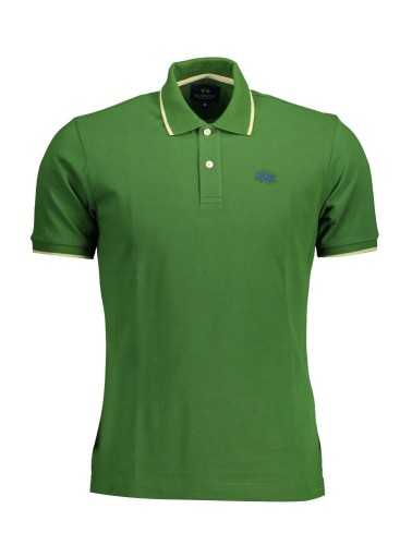 LA MARTINA POLO SHORT SLEEVE MAN GREEN