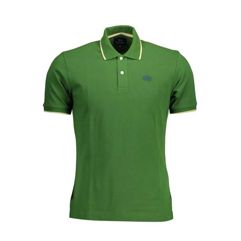 LA MARTINA POLO SHORT SLEEVE MAN GREEN