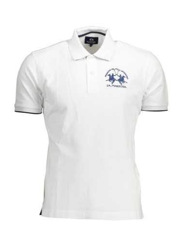 LA MARTINA POLO SHORT SLEEVE MAN WHITE