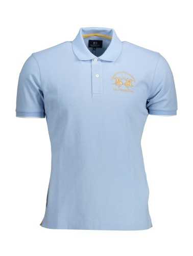 LA MARTINA POLO SHORT SLEEVE MAN LIGHT BLUE