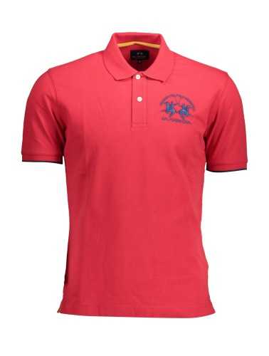 LA MARTINA POLO SHORT SLEEVE MAN RED