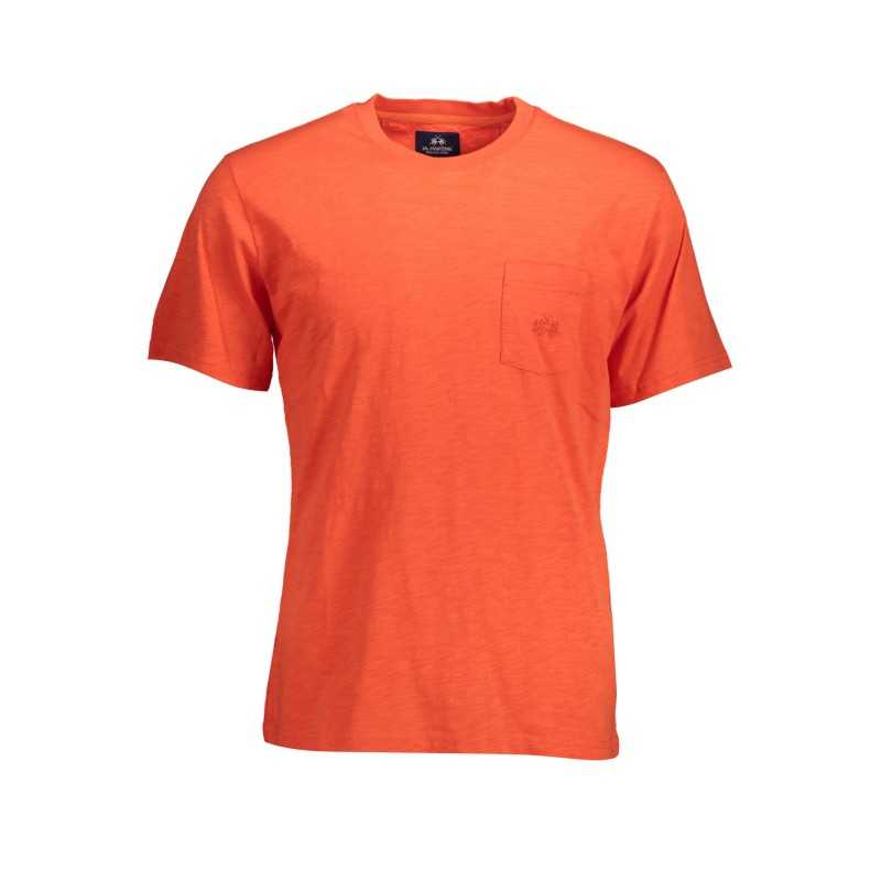 LA MARTINA T-SHIRT MANICHE CORTE UOMO ROSSO