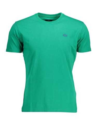 LA MARTINA GREEN MEN'S SHORT SLEEVE T-SHIRT