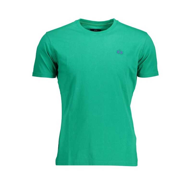 LA MARTINA GREEN MEN'S SHORT SLEEVE T-SHIRT