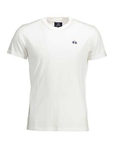 LA MARTINA WHITE MEN'S SHORT SLEEVE T-SHIRT