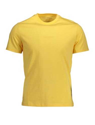 GUESS JEANS T-SHIRT MANICHE CORTE UOMO GIALLO