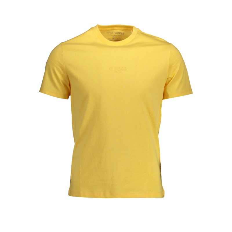 GUESS JEANS T-SHIRT MANICHE CORTE UOMO GIALLO