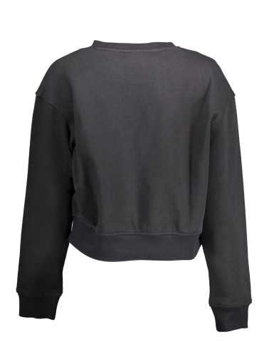 CALVIN KLEIN SWEATSHIRT WITHOUT ZIP WOMAN BLACK