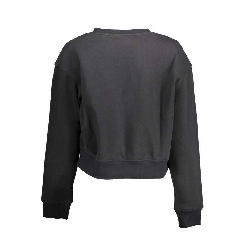 CALVIN KLEIN SWEATSHIRT WITHOUT ZIP WOMAN BLACK