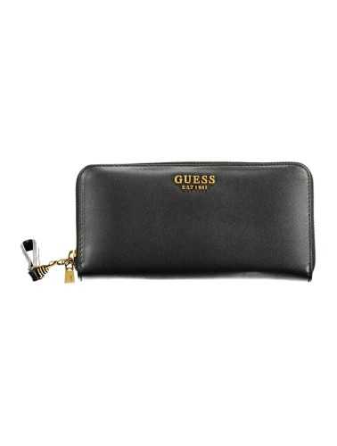 GUESS JEANS WOMEN'S WALLET BLACK