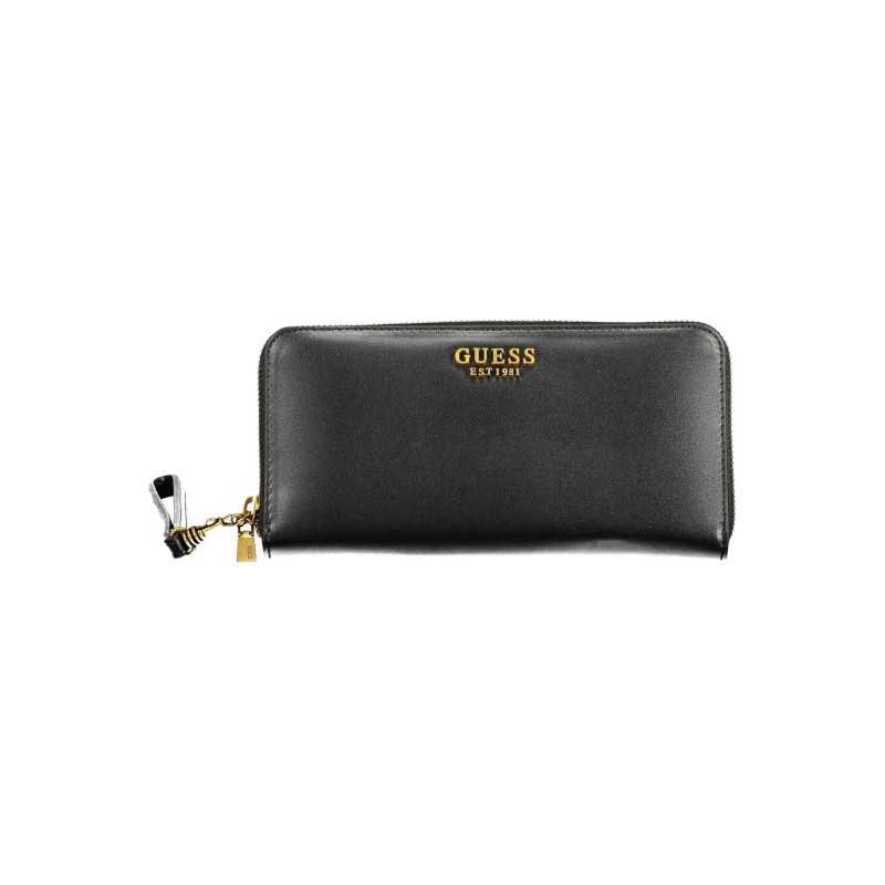 GUESS JEANS WOMEN'S WALLET BLACK