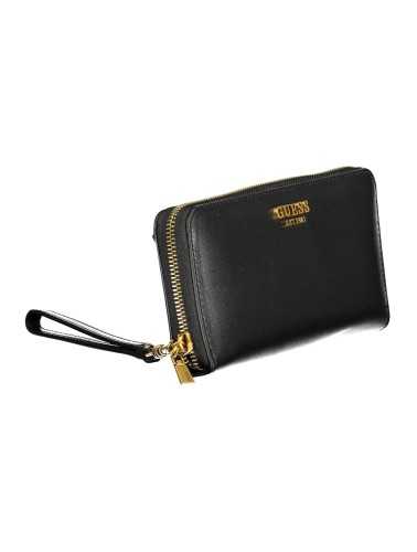 GUESS JEANS WOMEN'S WALLET BLACK