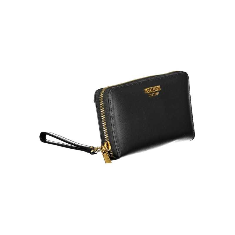 GUESS JEANS WOMEN'S WALLET BLACK