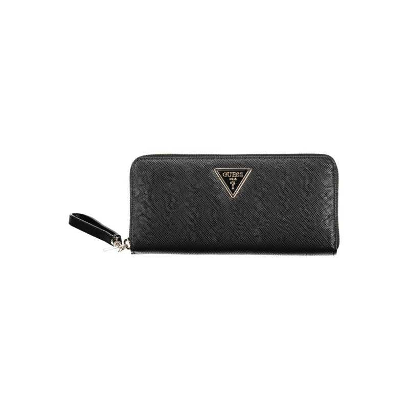 GUESS JEANS WOMEN'S WALLET BLACK