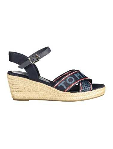 TOMMY HILFIGER BLUE WOMAN SANDAL SHOES