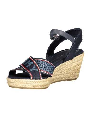 TOMMY HILFIGER BLUE WOMAN SANDAL SHOES