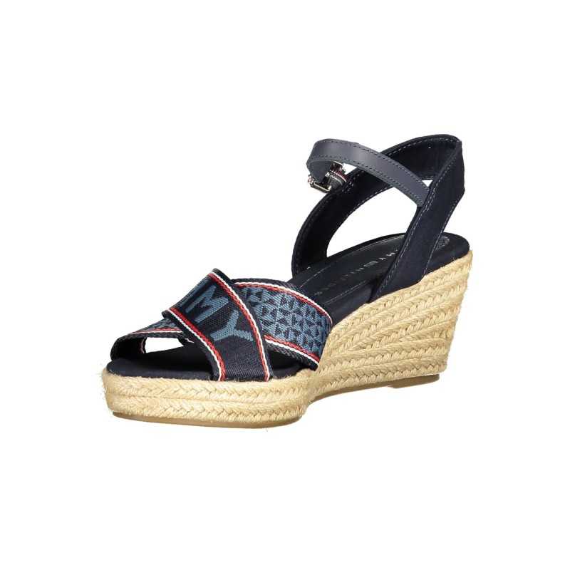 TOMMY HILFIGER BLUE WOMAN SANDAL SHOES