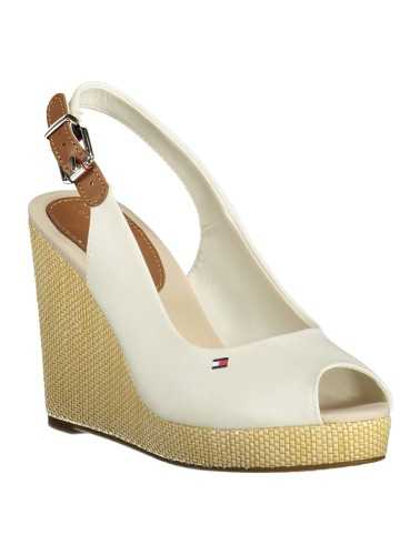 TOMMY HILFIGER SANDAL SHOES WOMAN WHITE